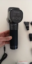 Pistola de masaje eléctrica LCD para adelgazar músculos, relajación para cuello, parte trasera del pie, pierna, hombros, pistola de masaje de percusión