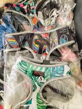 Dog-Harness-Vest Reflective Dogs Nylon Printed Adjustable for Small Medium Cats No-Pull