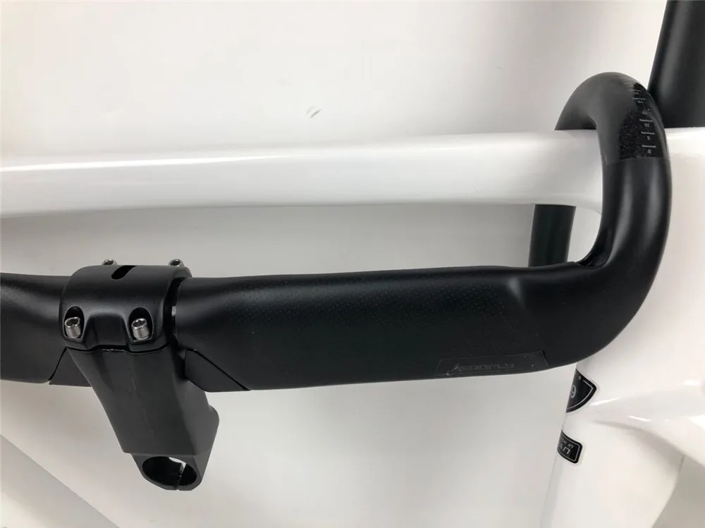2020 new disc brake road frame S-VEN ge mold white gloss with black handlebar bicycle carbon 49/52/54/56/58 in stock | Спорт и