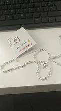 DOTEFFIL-Cadena de Plata de Ley 925 con caja redonda de 5mm, collar de 18/20/24 pulgadas para mujer y hombre, joyería de compromiso para boda