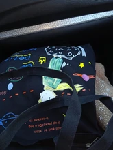 YXZ nuevo patrón de Principito bolsas de lona estilo japonés pequeño arte fresco bolso de hombro para las mujeres bolsas de compras Ins bolsa grande de Estudiante