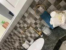 Bathroom-Towel-Holder Wall-Mounted Brass Classic Accessories13991-W Round Antique Aluminium