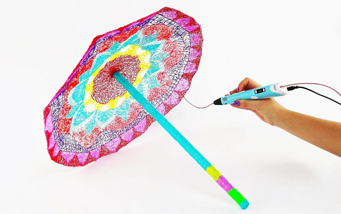 Как нарисовать круг 3д ручкой