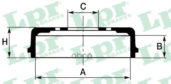 Барабан Тормозн Camry-94 Lpr 7d0353 Lpr арт. 7D0353