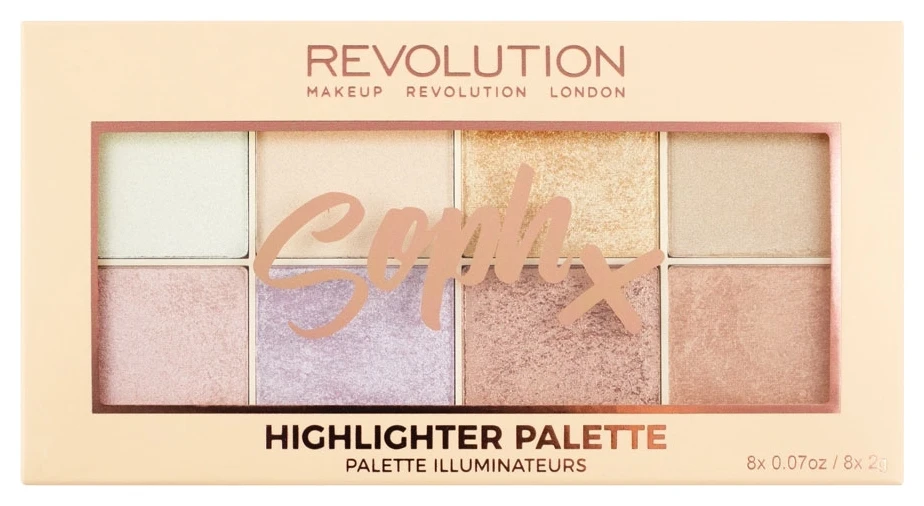 Makeup Revolution Палетка хайлайтеров Soph x Highlighter Palette |