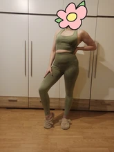 Fitness Sportswear Clothing Gym Leggings Workout-Set Seamless Women Gym 2piece 