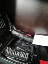 Juego de destornilladores eléctricos, diámetro máximo inalámbrico con taladro eléctrico, Material ABS, herramienta de reparación portátil