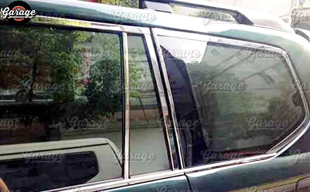Накладки на окна для Land Cruiser Prado 120 2003-2009 ABS пластик литье 1 комплект/24 шт. украшение автомобиля stylin