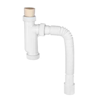 

Siphon for urinal White, (30987082) entrance 38-44mm, C гофротрубой 40*40/50 l.800 mm
