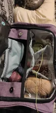 Bolsa de almacenamiento para mujer, bolsa de almacenamiento con soporte para bolsas de almacenamiento para mamá, ganchos de ganchillo, accesorios de costura de hilo, bolsa de tejer