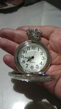 Steampunk-Clock Jewelry Pocket-Watch Necklace Silver-Shield Luxury Pendant-Chain Gift