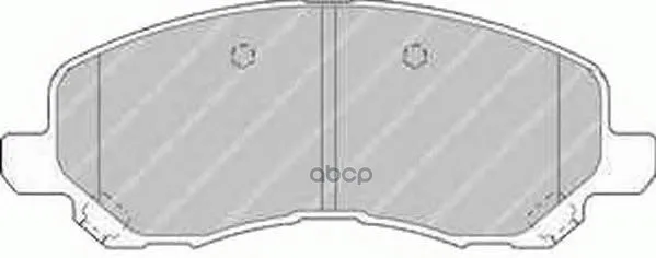 Колодки Тормозные Mitsubishi Asx/Lancer/Outlander/Dodge Caliber Передние Ferodo Fdb1621 Ferodo арт. FDB1621