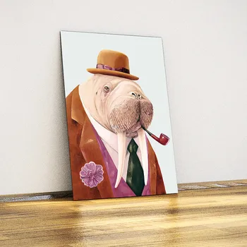 

Hat Mors (Hipster) -Decorative Metal Plate