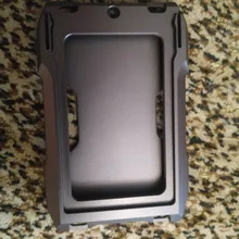 DIENQI-Tarjetero de Metal RFID para hombre, billetera minimalista con identificación de negocios, Tarjetero