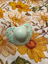 Chupetes estampados para bebés recién nacidos, bonitos pezones redondos de silicona, seguro, grado alimentario seguro, suministros para bebés, pezón para dormir