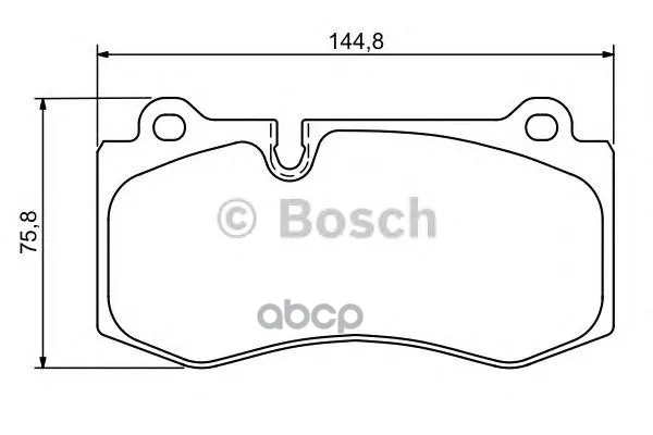 Колодки Тормозные Дисковые Mercedes W221/W211/C219/C216/R230 Передние Bosch арт. 0986494167