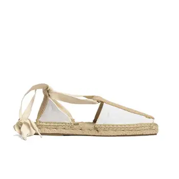 

Espadrilles Woman Is Codolar White-Cotton 100% - Espadril Jute height 3 cm-100% Made in Spain