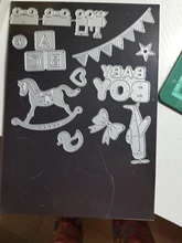 Cutting-Dies Craft Diy Scrapbooking Creative-Decoration Handmade Metal Horse QITAI BABY