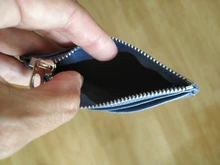 Cartera delgada de cuero PU Unisex, Tarjetero con cremallera, funda para tarjetas de crédito, Mini tarjetero, regalo