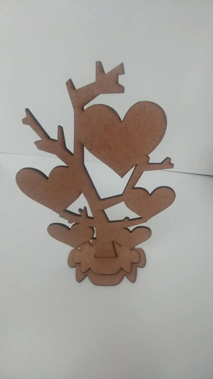 Lazer Kesim Mdf Fotoğraf Çerçevesi Resimlik(Boyanabilir