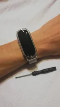 Correa para Xiaomi Mi banda 3 4 5 pulsera de acero inoxidable banda de reloj para Mi banda 5 4 3 muñeca correa de la correa de malla de relojes de la banda