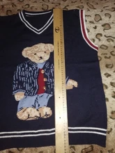 Bear Sweater Pullovers Shrugs Knitted Cartoon Warm Casual Winter Lady New-Fashion Autumn