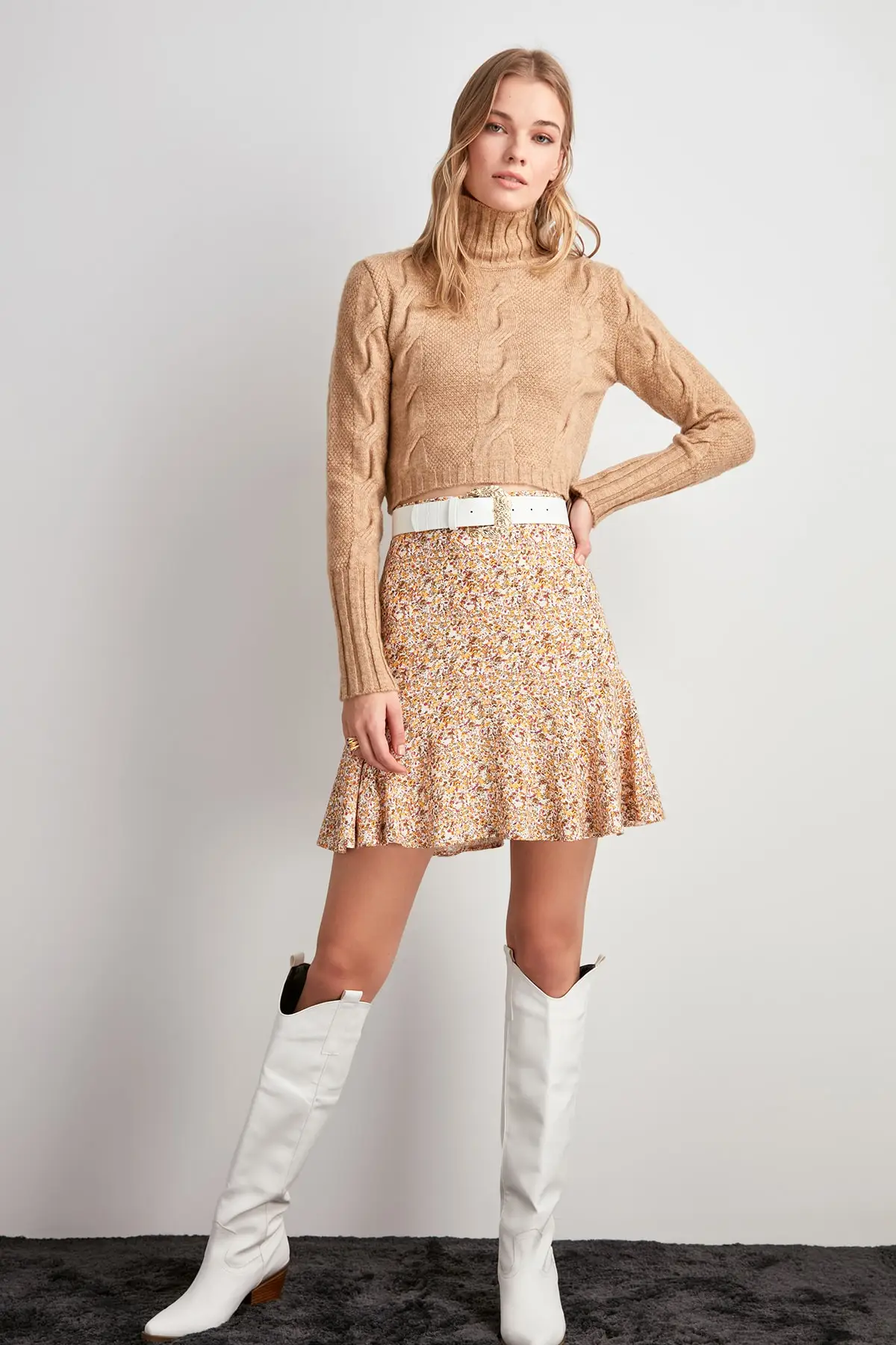 Trendyol юбка с рисунком TWOAW20ET0655