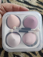 esponja maquillaje, XISHOW-esponja para maquillaje, licuadora de belleza, base de maquillaje en polvo, colorete, accesorios de maquillaje, herramienta, huevo de belleza, 1/4 Uds.