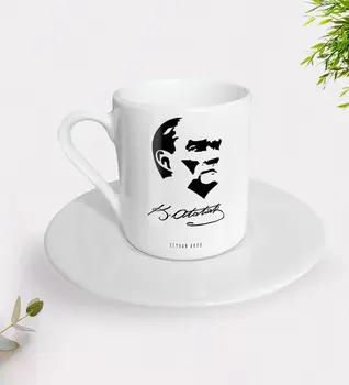 

Personalized Ataturk Themed Turkish coffee Fincanı-24