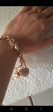 LongWay Heart Beetle Charm Bracelets Bangles For Women Gold Color Bracelet Austrian Crystal