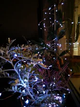 Solar Garden String-Lights Garlands Fairy Christmas-Party Led Outdoor Holiday New-Year