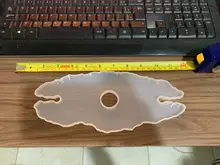 Molde de silicona para estante de vino DIY, estantería de vino tinto Irregular, almohadilla, moldes para Resina Uv, decoración para casa, Molde de resina de arte, 1 ud.