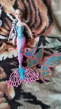 Muñeca de sirena de natación clásica para niñas, juguete de princesa con ala de mariposa, a la moda, gran oferta, regalos de Navidad, 2020