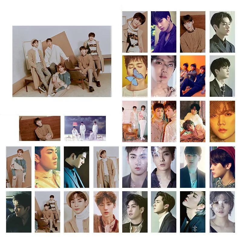 KPOP NU'EST BAEKHO MINHYUN REN ARON JR LOMO карточка для фотографий M W лицо фото карт|Визитки| |
