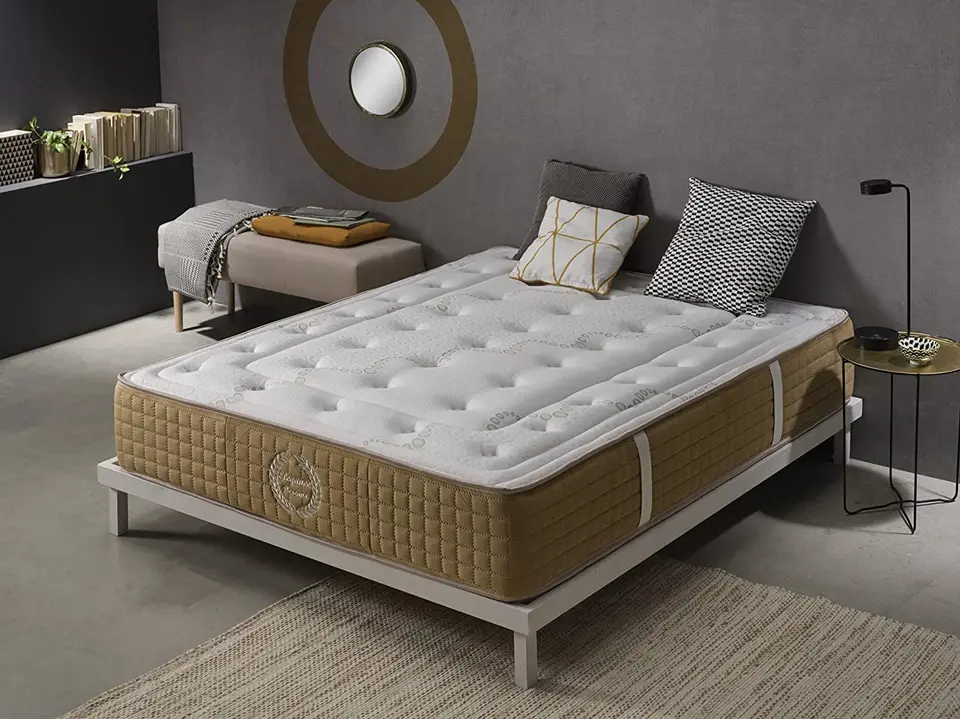 SIMPUR RELAX, COLCHÓN 200X200 ALTO DISEÑO VISCO PURE STATE, 30 CM GROSOR, ÚLTIMA GENERACIÓN, EDICIÓN LIMITADA, ACOLCHADO SUAVE Y PROGRESIVO, HIPER  VENTILADO CON MICROCANALES 3D