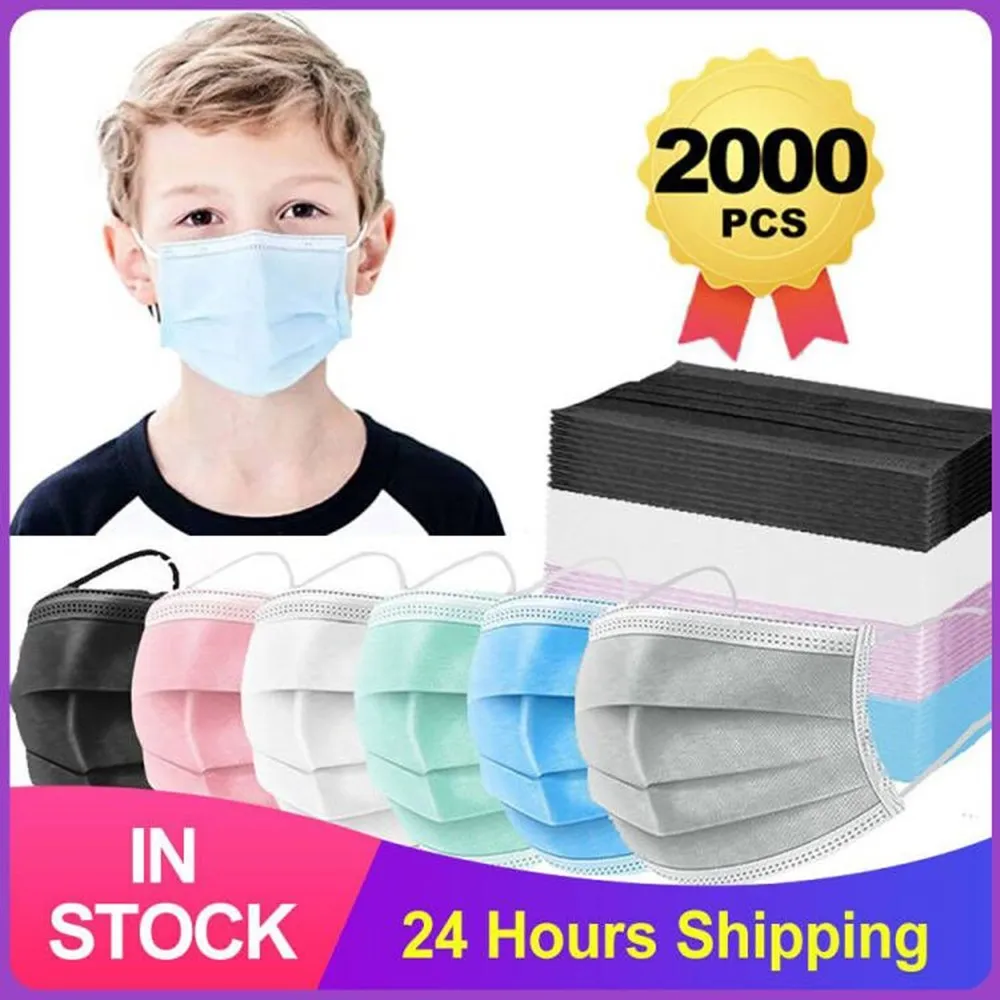 10200PcsChildMasksChildrenDisposableKidsFaceMaskinfantil