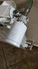 Tuya-Válvula termostática programable ZigBee 3.0, para radiador inteligent, se puede controlar a través de la voz con Alexa