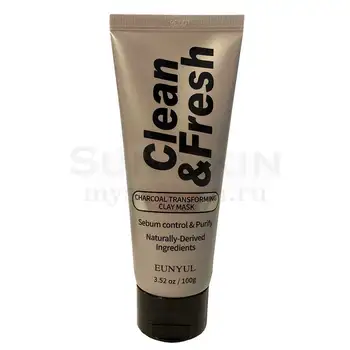 

Clay mask transformer for face with charcoal eunyul charcoal transforming clay mask