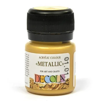 

Paint acrylic DeCola "metallic" gold inks bank 20 ml