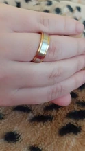 Nueva moda diseño sencillo 316 titanio Acero de hombres anillos amante pareja anillos alianza de boda de oro banda anillos para los hombres y las mujeres