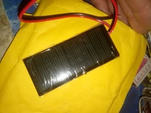 Panel Solar con cable extensible, células solares policristalinas epoxi estándar DIY, módulo de carga de batería de 30cm, 5,5 V, 0,38 W, 70ma