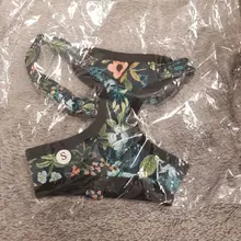 Cute Printed Chihuahua French Bulldog Harness Adjustable Puppy Cat Harness Pet Small