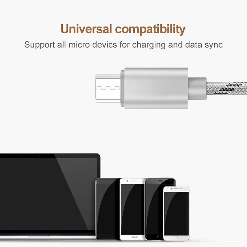Кабель для синхронизации данных PHOMAX usb c kable Micro 2.4A Быстрая зарядка линия huawei