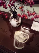 LVHAN-flequillo de aire puro, extensión de cabello sintético, Natural, negro, marrón claro, marrón oscuro, negro, fibra de alta temperatura