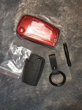 ABS Carbon fiber Silicone Car Key Cover Protector Case For Audi A3 A4 A5 C5 C6 8L 8P