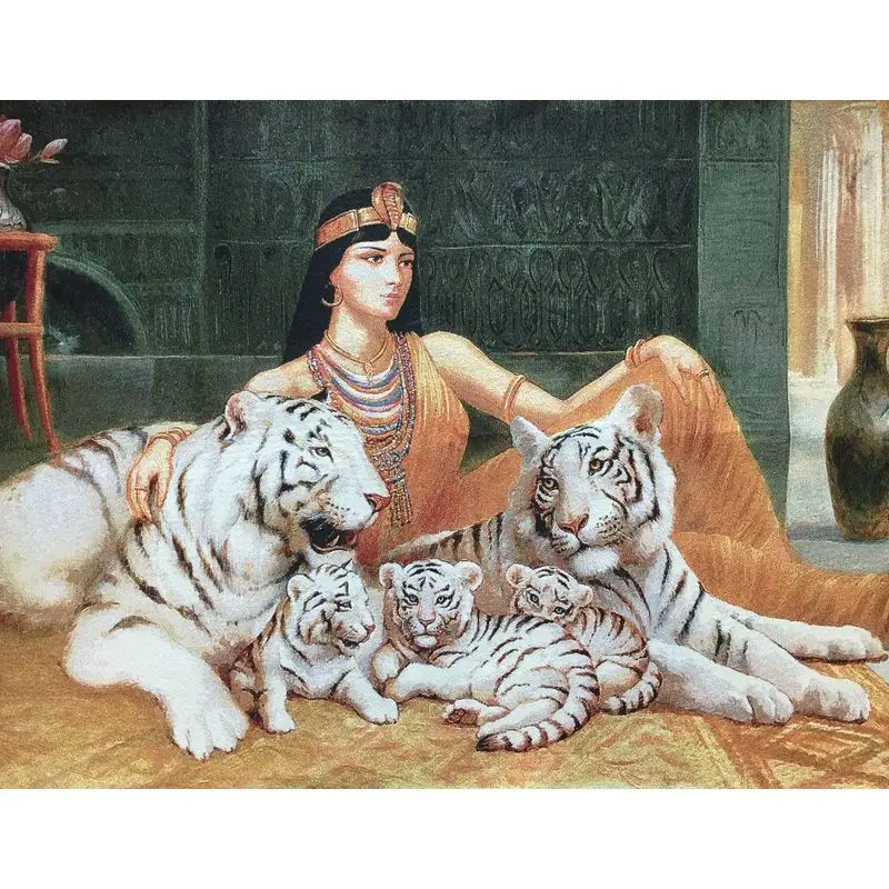 Tapestry painting &quotelk and wolves" 98*48 | Дом и сад