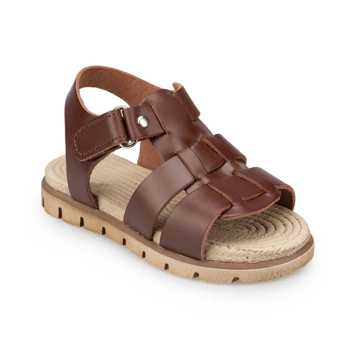 

FLO 91.511405.B Brown Male Child Without Spikes Sandals Polaris