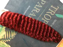 Wigleader Preplucked Remy del pelo humano del frente del cordón pelucas rojo recto 180% 13x6 Frontal de encaje pelucas profundo onda de encaje Frontal pelucas