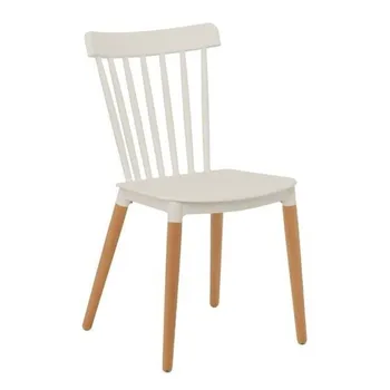 

Chair DANISH wood white polypropylene