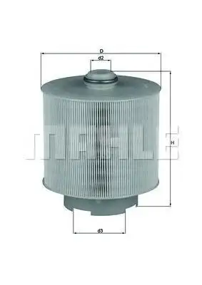 KNECHT LX1006/2D Фильтр воздушный AUDI A6 2.4/3.2/4.2 04